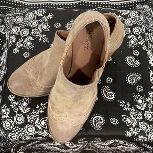 Eurosoft bootie Taupe Suede Slip-On for Women